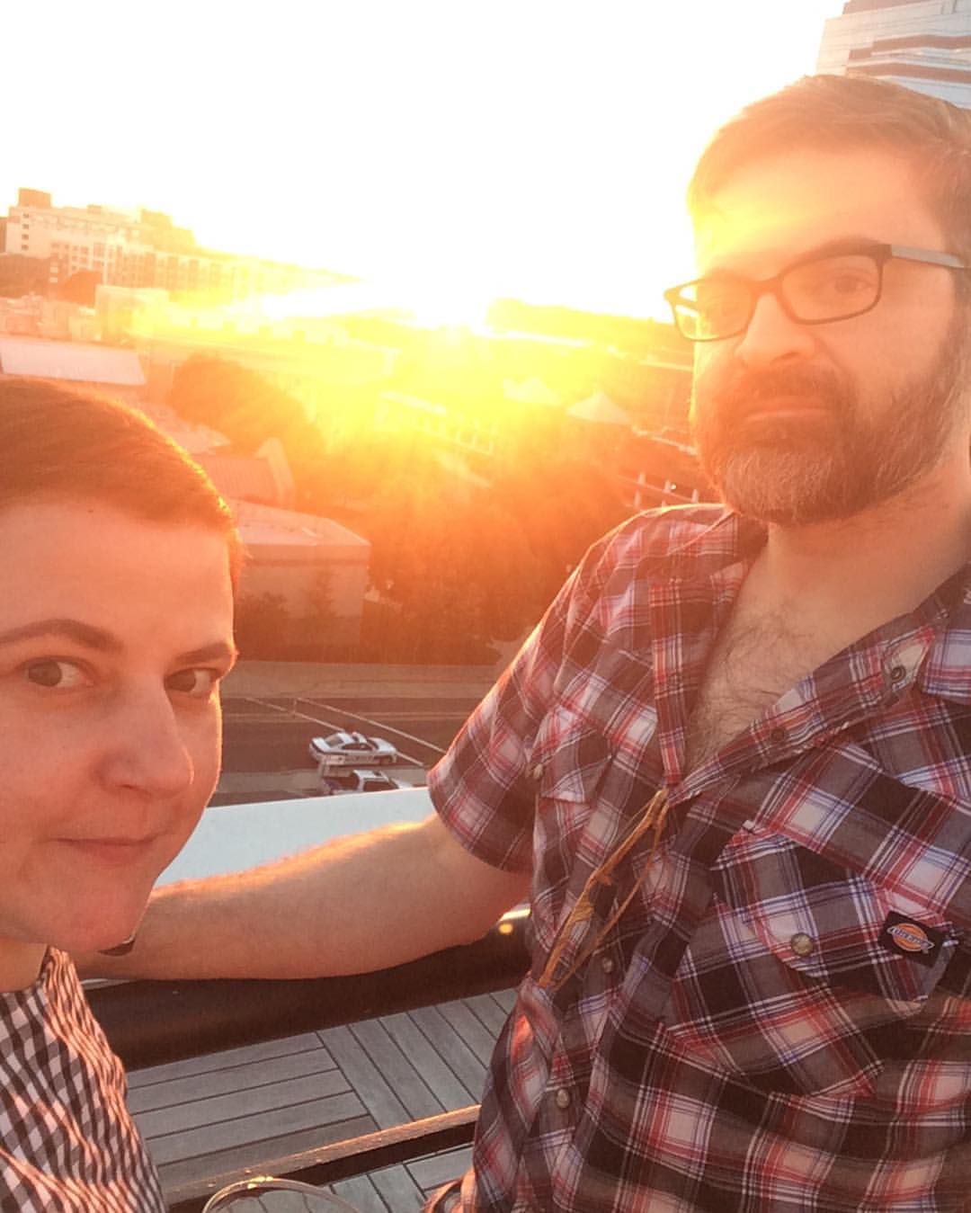 Lara Murphy and Paul Hudson